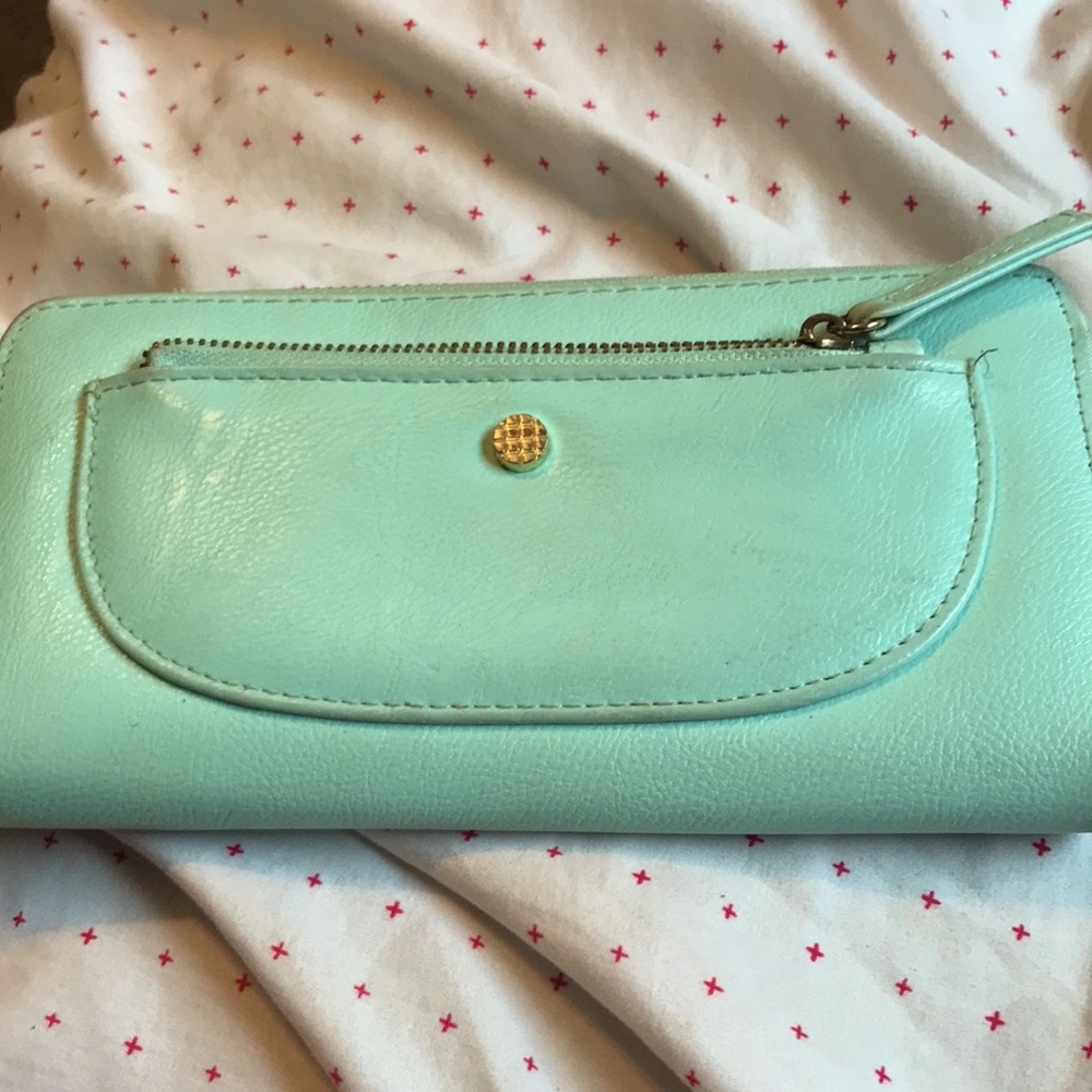 Blue wallet